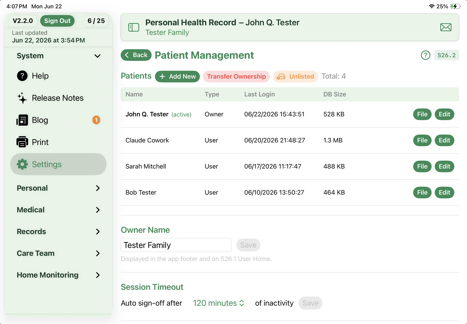 Patient Management