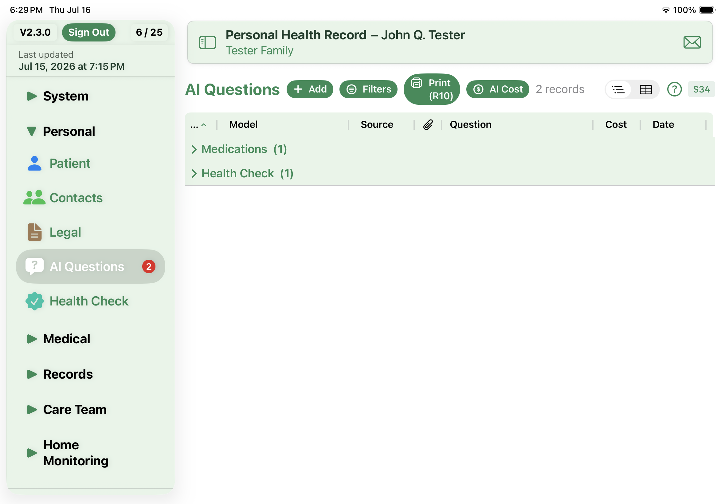 AI Questions